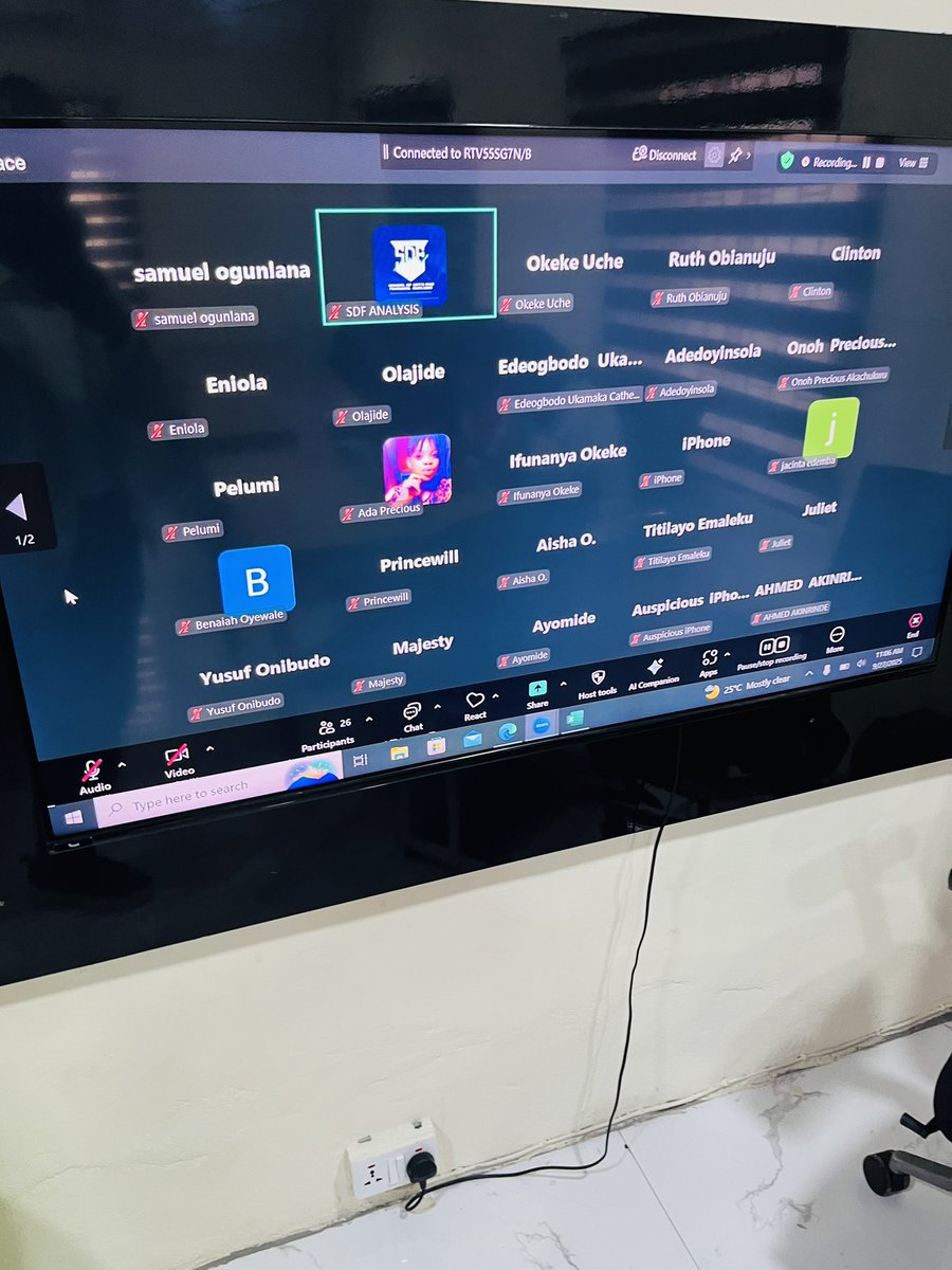 SdfAnalysis's tweet image. 📸 Highlights from our 1-Day Excel Training!

💡 In just one day, a truly nationwide experience — participants joined from across Nigeria, proving that learning has no boundaries.

#SDF #SDFAnalysis #DataAnalysis #DataAnalytics #Excel #SQL #PowerBI #Python