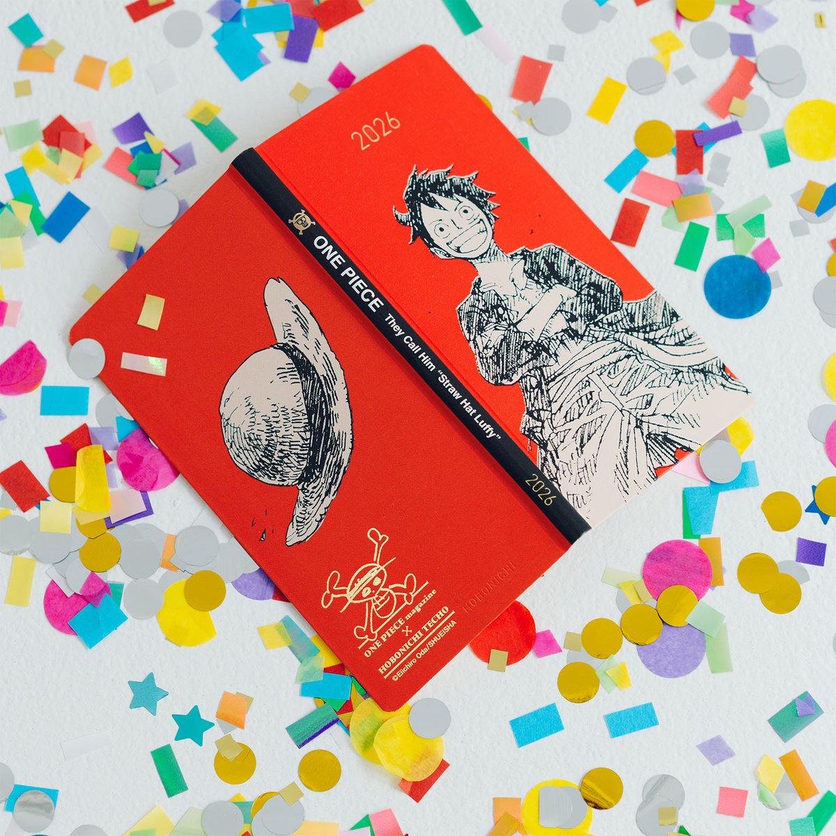 10/1(水)発売!!『ONE PIECE』版ほぼ日手帳2026】 🏴‍☠️weeks/麦わら