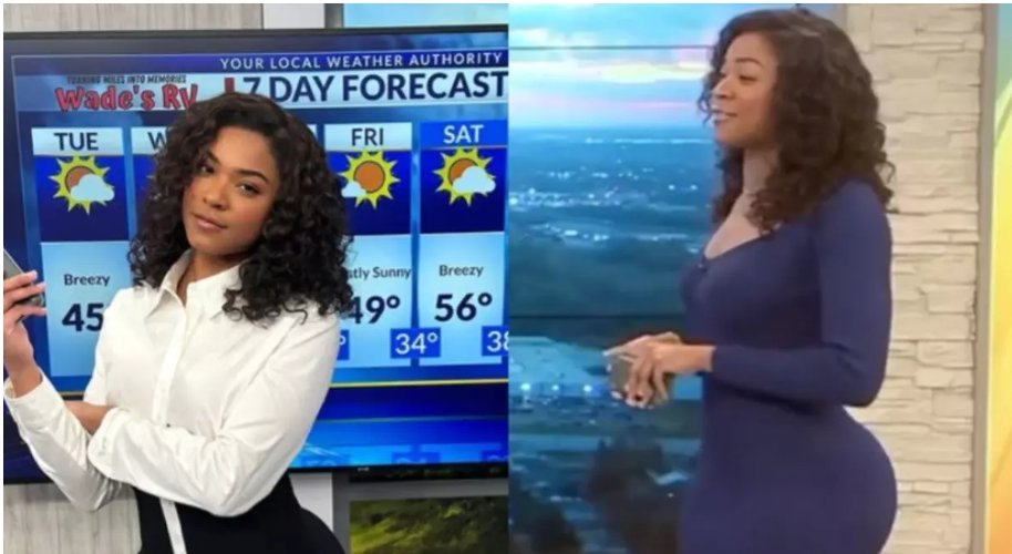 Rashed_pu's tweet image. Shelbi Schauble, a weather forecaster, blew up online for her energetic style during a broadcast
$BNKR and @bankrbot 
#ShelbiSchauble #WeatherGirl #ViralForecast