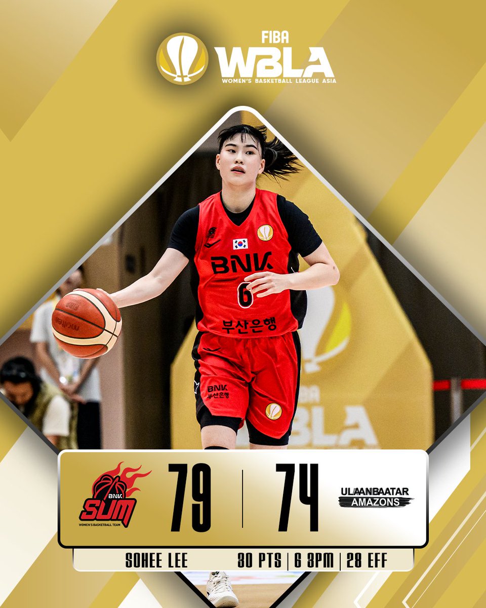 BNK Sum secure the podium finish🥉

#WBLAsia