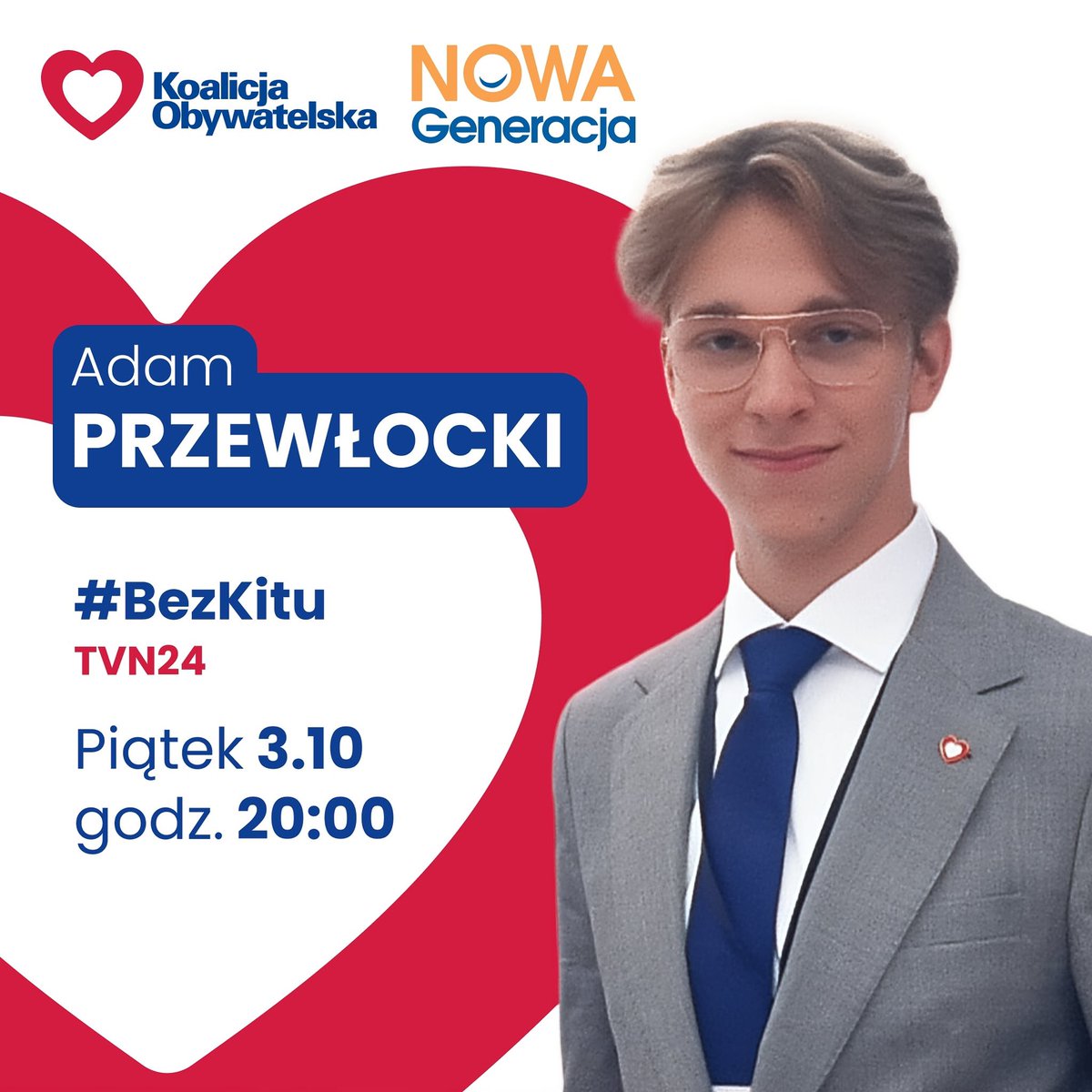 Już w ten piątek widzimy się w TVN24 🥳

#bezkitu #tvn #nowageneracja