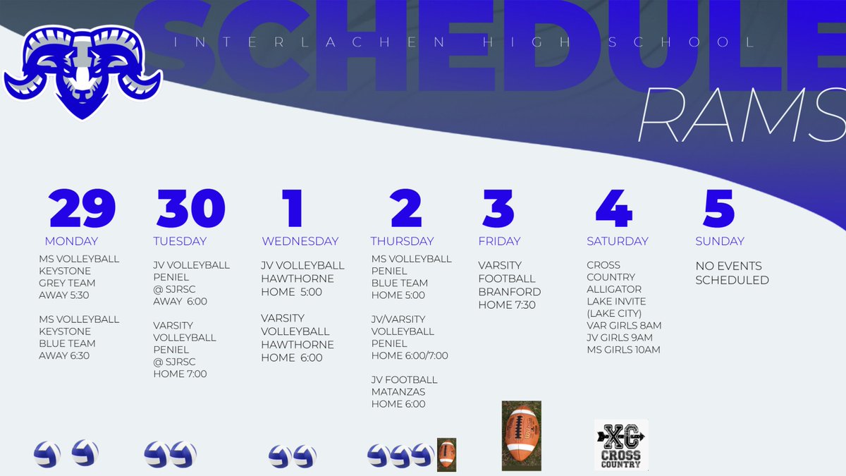 This Week In Interlachen Athletics!