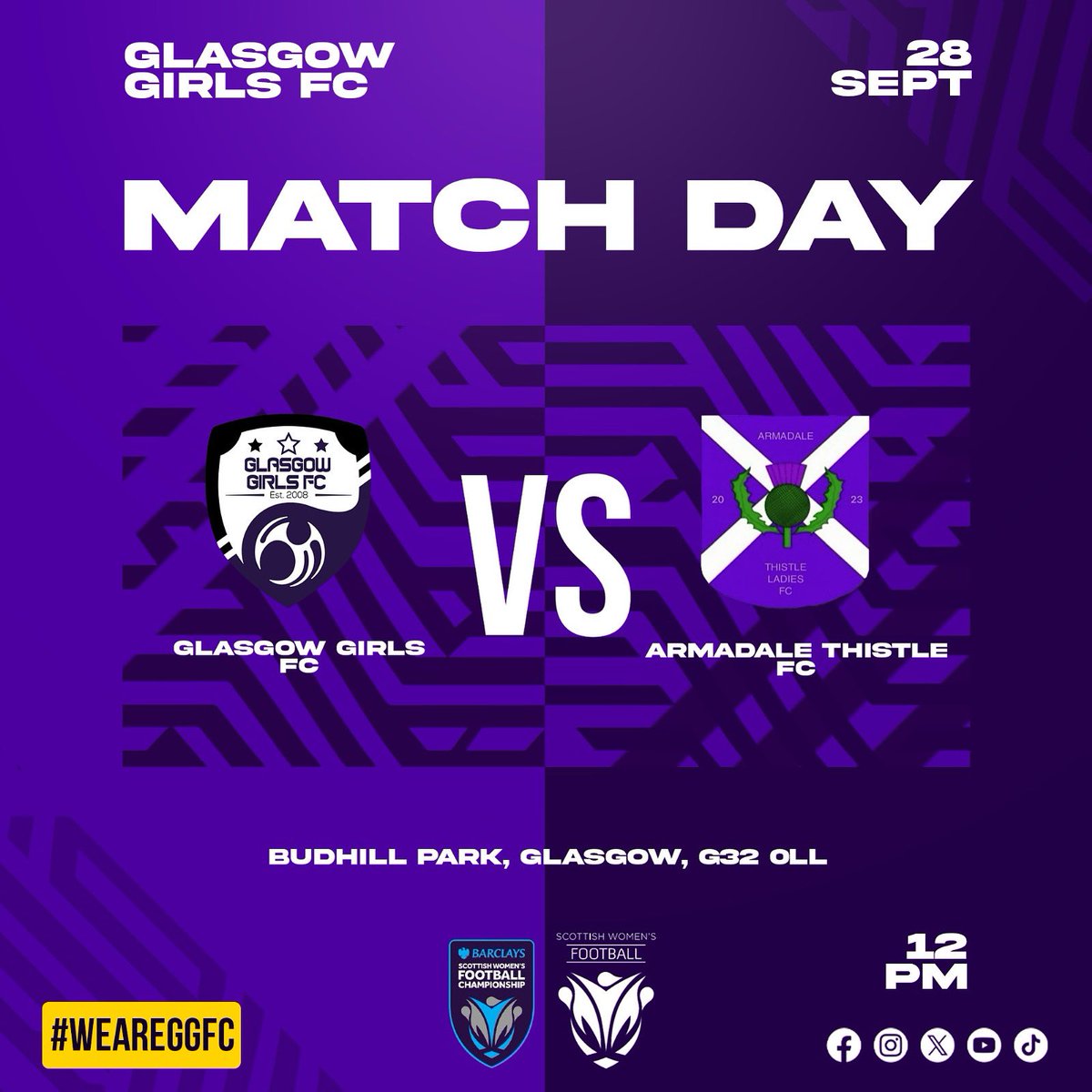 Glasgow Girls FC tweet media