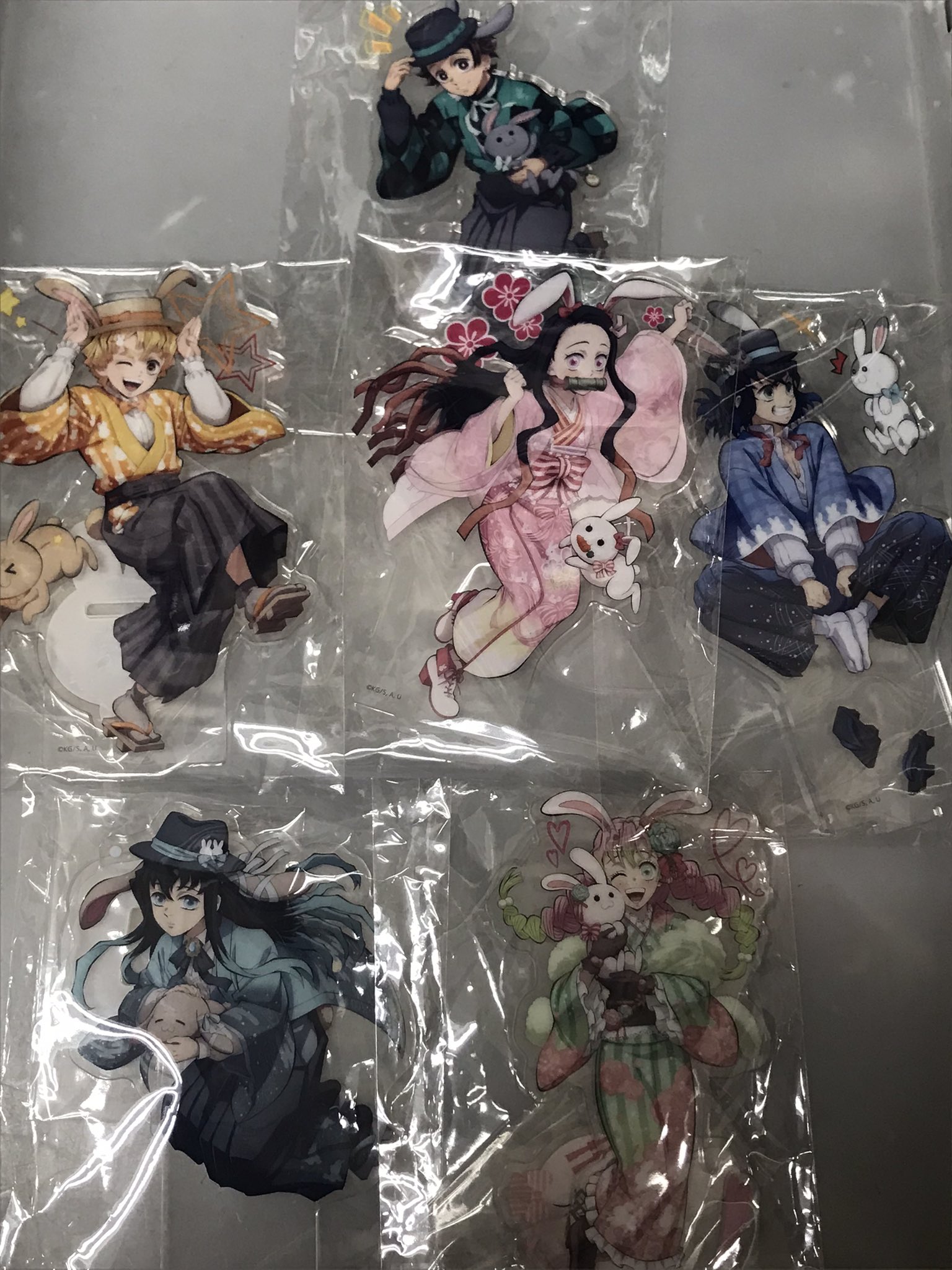 鬼滅の刃 卯年 アクリルスタンド 竈門炭治郎 時透無一郎 鬼