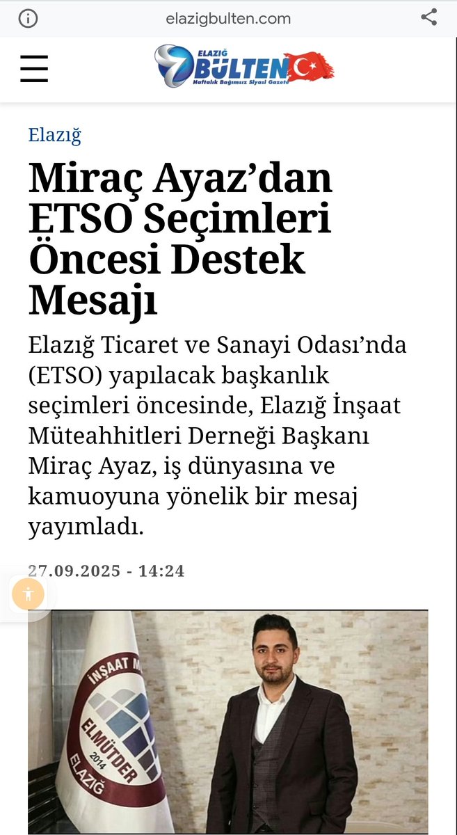 gunisigigazetesi.net/haber/26441346…

<a href="/MiraAYAZ6/">Miraç AYAZ</a> 
<a href="/TelliogluTahir/">Tahir Tellioğlu</a> 
<a href="/imkonankara/">İMKON</a> 
<a href="/TOBBiletisim/">TOBB</a>