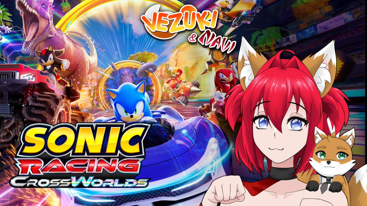 Vezuki ๐ฆ Small Fox Vtuber ๐ฌ๐ง๐ซ๐ฎ๐ช๐ช (@vezukiz) on Twitter photo Live now and we are checking out Sonic Racing: CrossWorlds!
Youtube-
youtube.com/watch?v=4WP5KZโฆ
Twitch-
twitch.tv/vezuki
Kick- 
kick.com/vezuki
#SonicTheHedgehog #SonicRacingCrossWorlds Live now and we are checking out Sonic Racing: CrossWorlds!
Youtube-
youtube.com/watch?v=4WP5KZโฆ
Twitch-
twitch.tv/vezuki
Kick- 
kick.com/vezuki
#SonicTheHedgehog #SonicRacingCrossWorlds