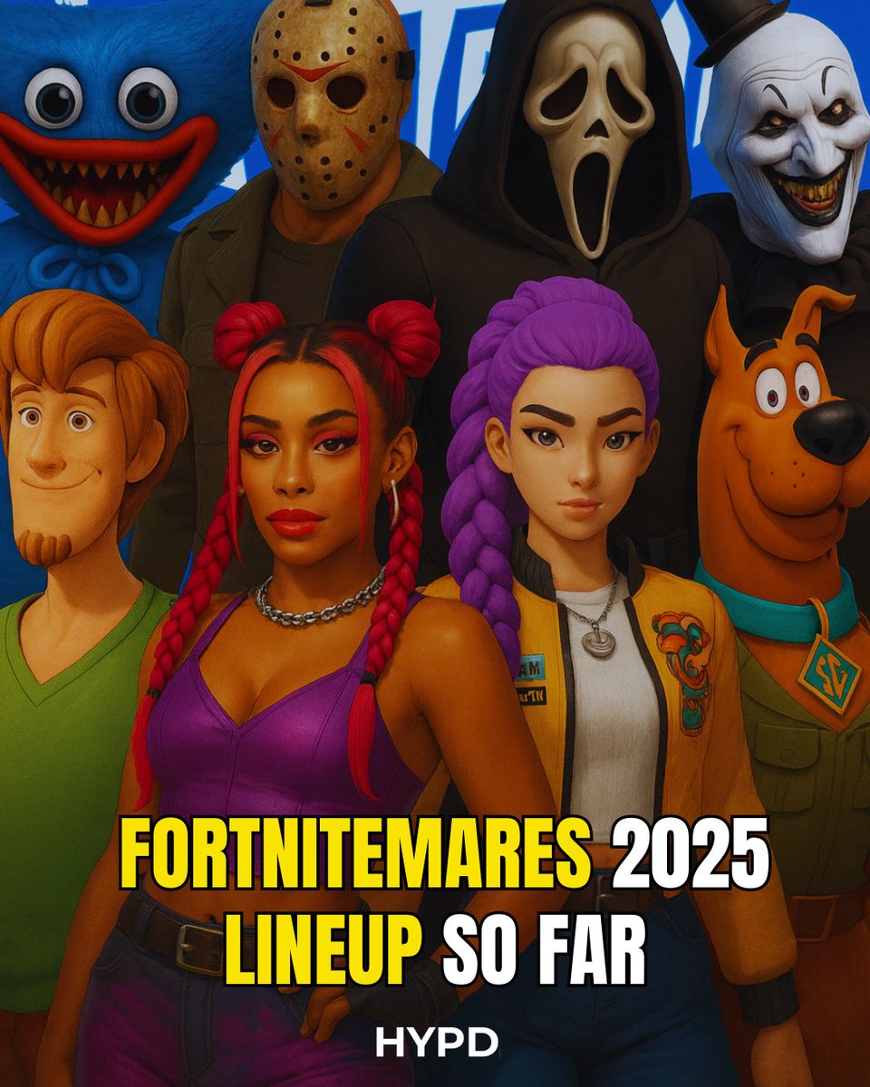 Fortnitemares 2025 Lineup so far…