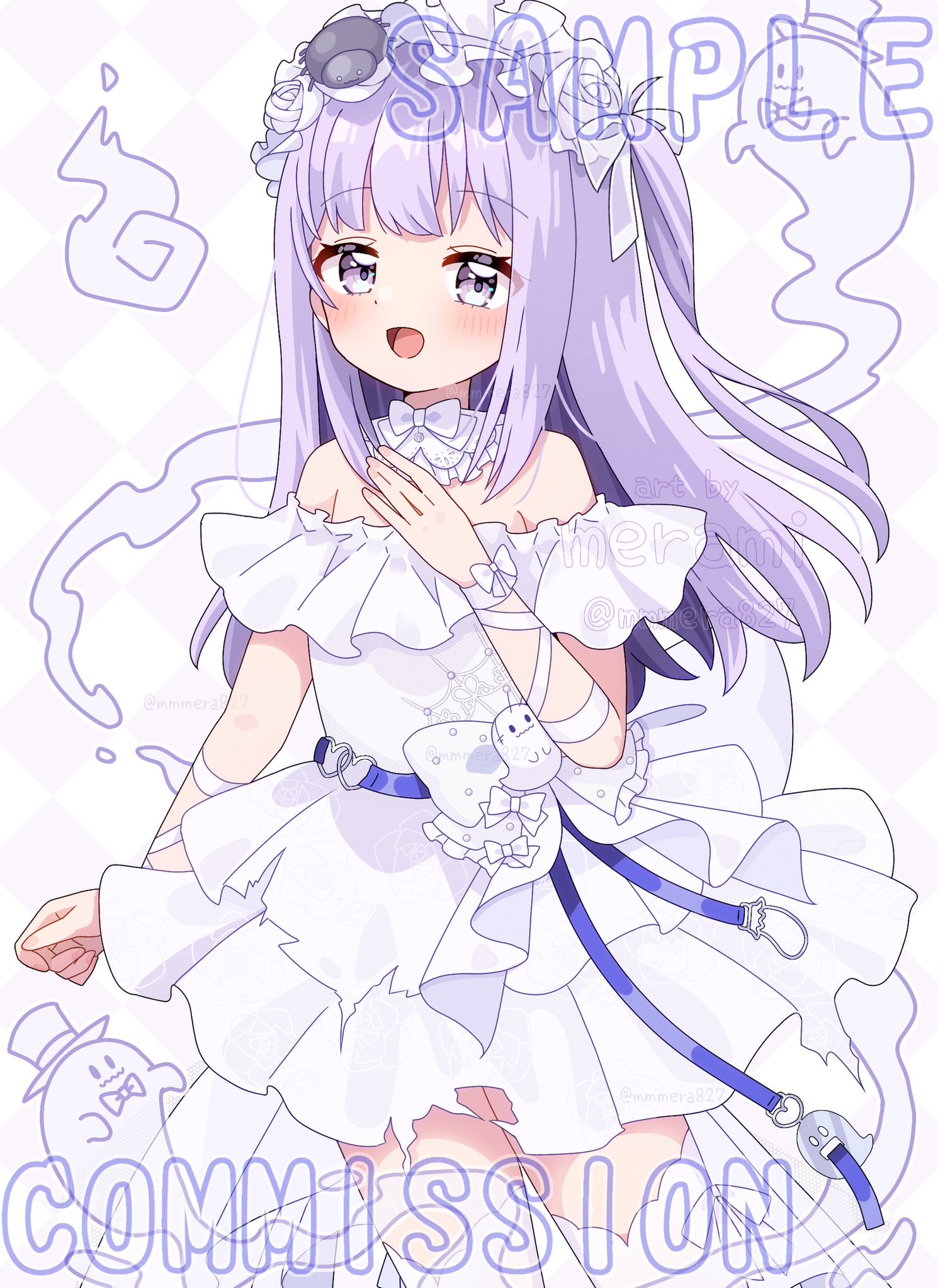 マスミイラストオーダー 桜ミク - 描き下ろし 集合 桜パーティーver. Art by しゅがお