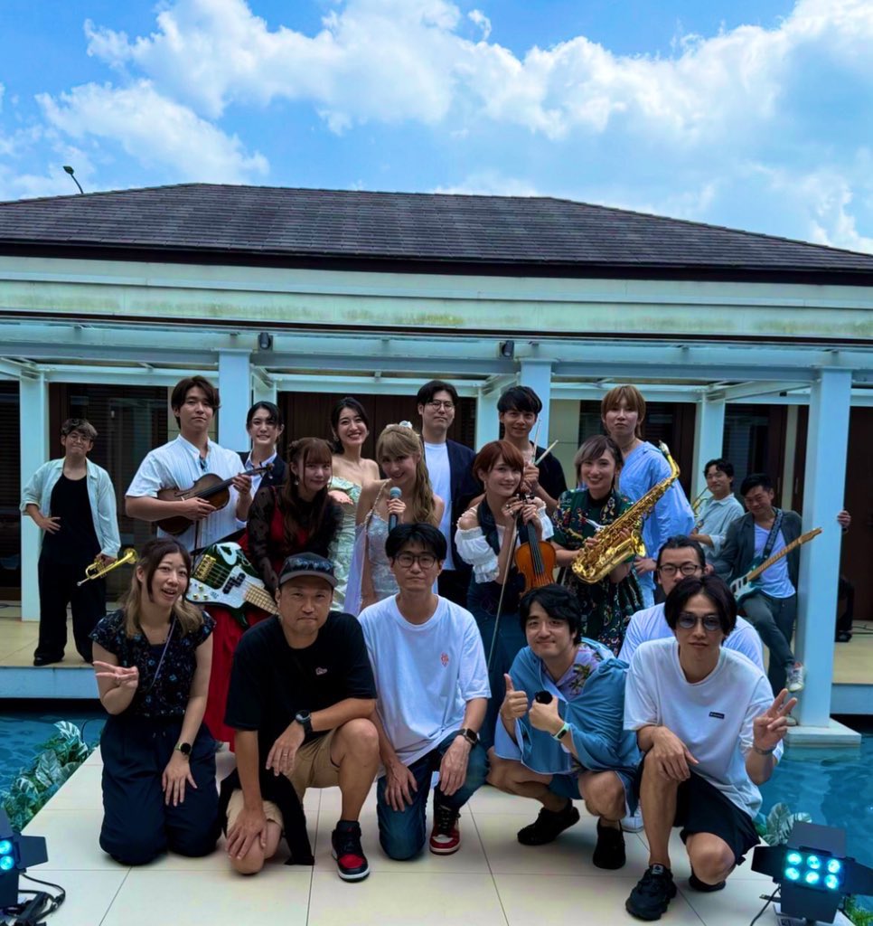 matsubararin's tweet image. #モンスト12周年　おめでとうございます！

私は今年初めて参加させて頂きました。
コーラスだけでなく、サラオレインさんとツインボーカルとして「守護獣の森」を歌わせて頂けたりと…大変光栄な機会となりました。
お声掛け頂きました島津さん、近谷さん、ありがとうございます！！…