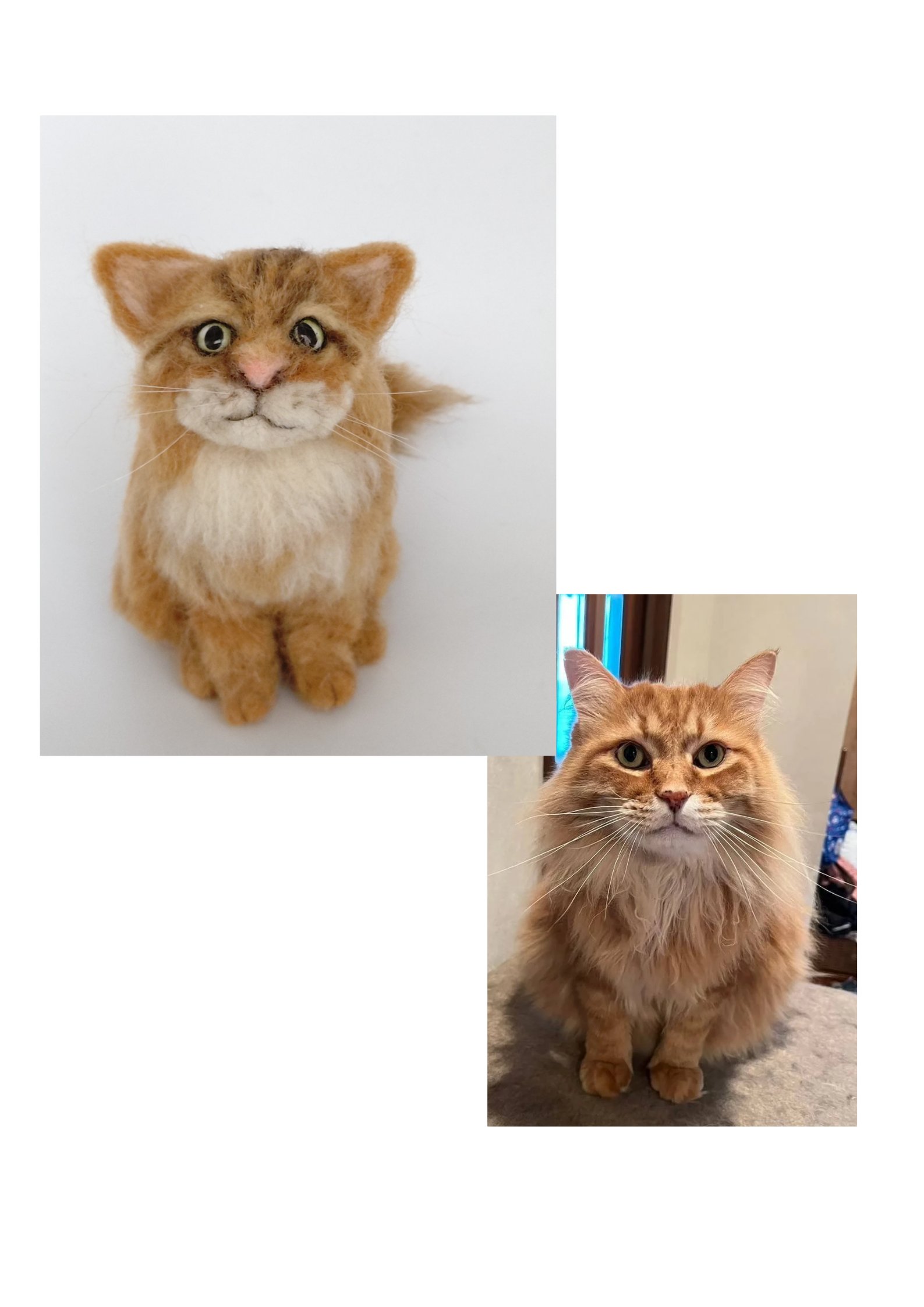 羊毛フェルト オーダー猫ちゃん まるどら様 Rurumaru羊毛フェルト on X: 