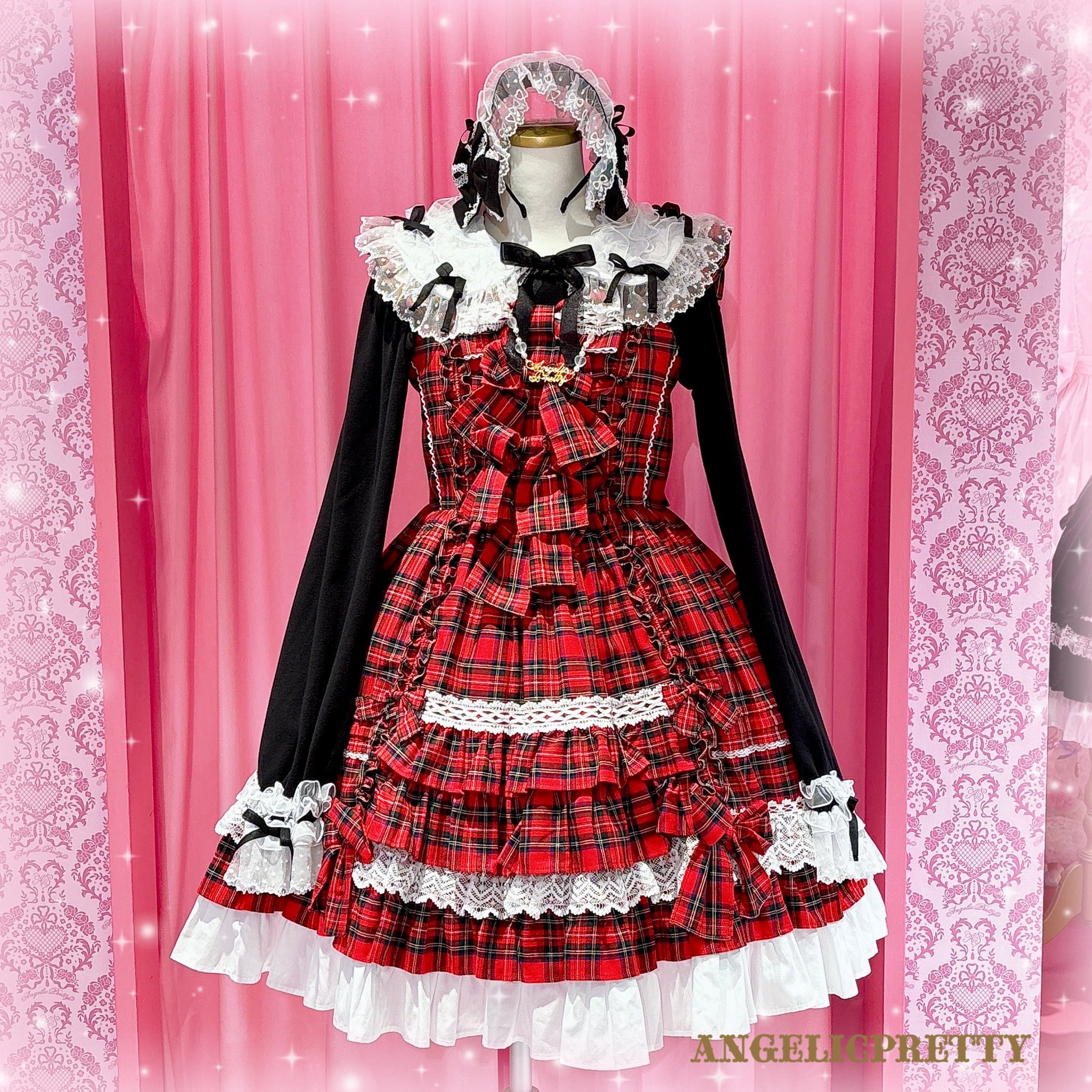 Angelic Pretty Prettyフリルジャンパースカート Angelic Pre ttyのPrettyフリルジャンパースカート