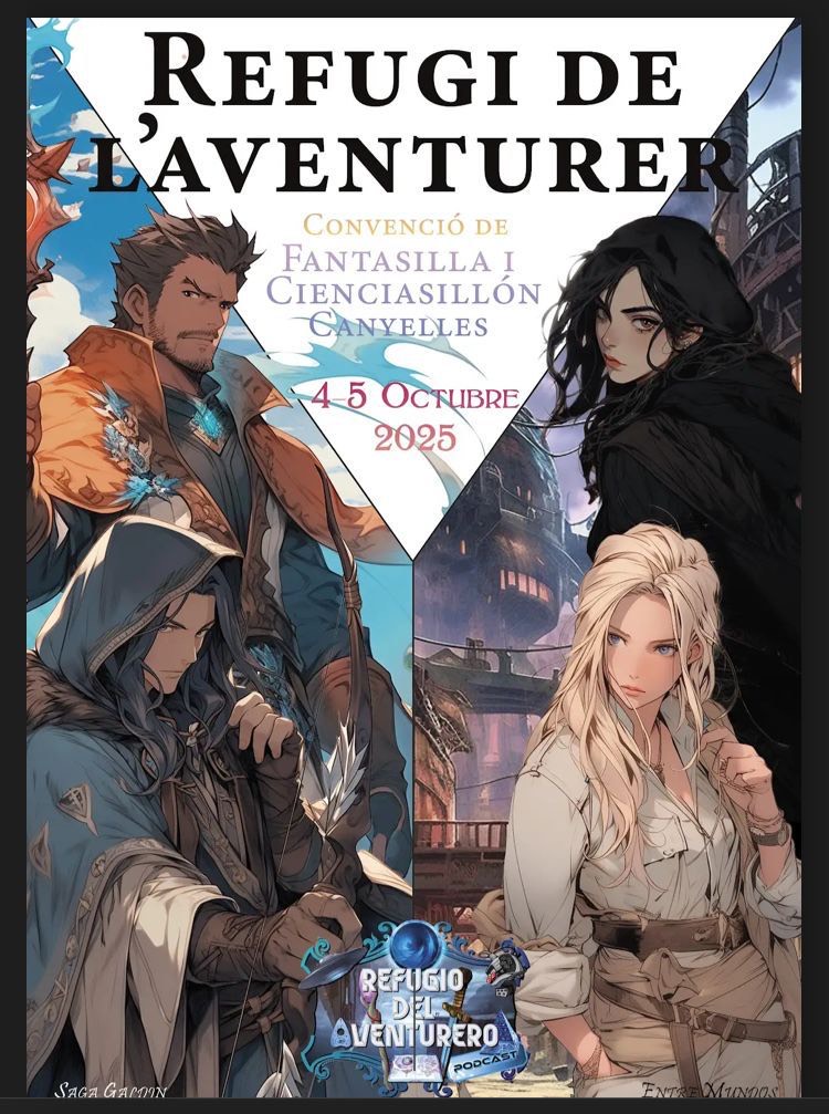 Siguiente encuentro: Canyelles (Garraf), los días 4 y 5 de octubre para acompañar a nuestros amigos y amigas del ‘Refugio del Aventurero’. ¡Habrá actividades de todo tipo!
Estaremos con nuestros amigos de <a href="/StarProps/">✨ Star Props ✨ Eventos Star Wars Solidarios</a>.

#Garraf #Canyelles #refugidelaventurer #Galdin