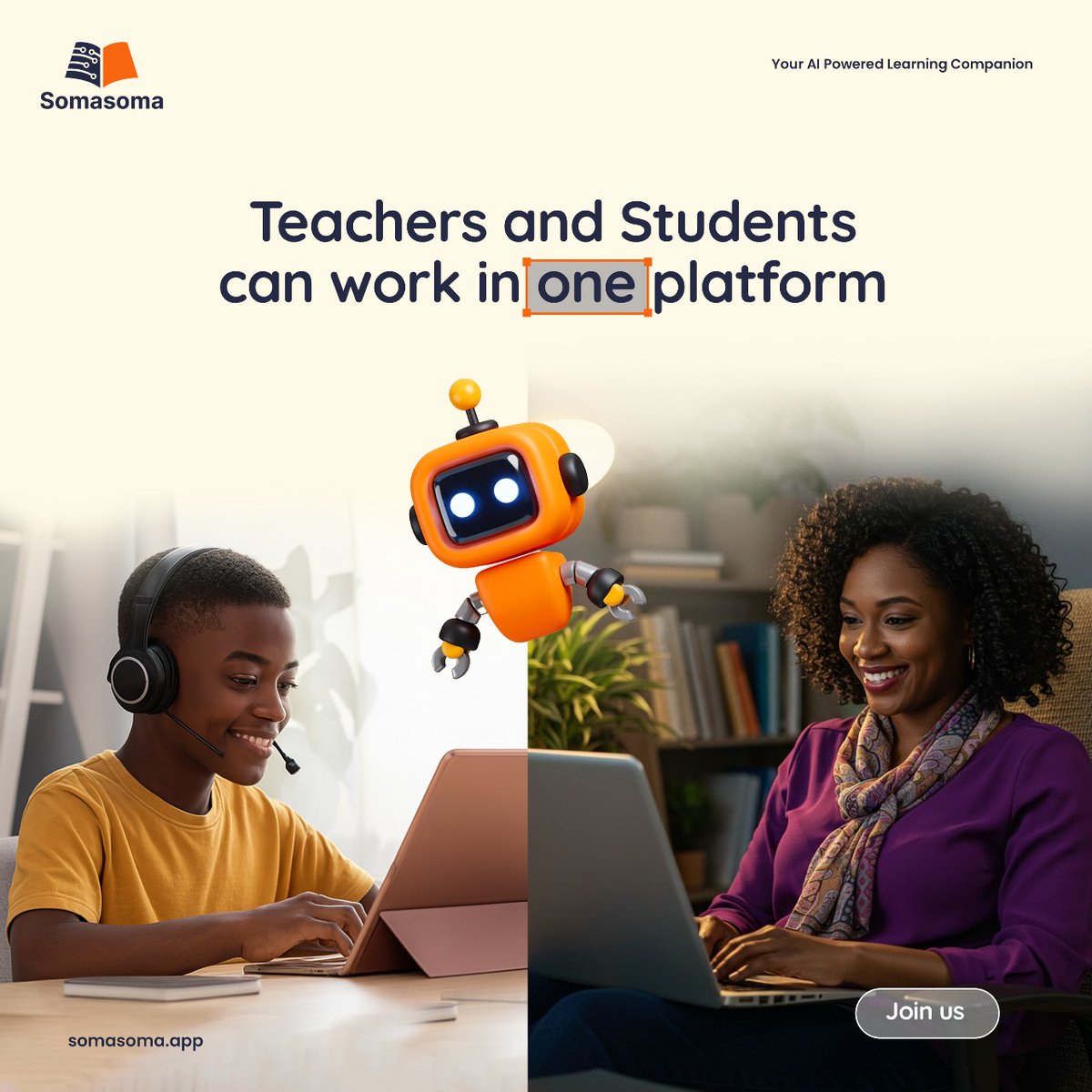Somasoma_ai's tweet image. Teachers, save time ⏳ and focus on what truly matters your students!
With Somasoma AI, you can assign work + monitor progress on ONE platform 🚀
👉 Sign up today: somasoma.app
📩 info@somasoma.app

#SmartTeaching #AIinEducation #EdTechTools #FutureOfLearning #Teachers