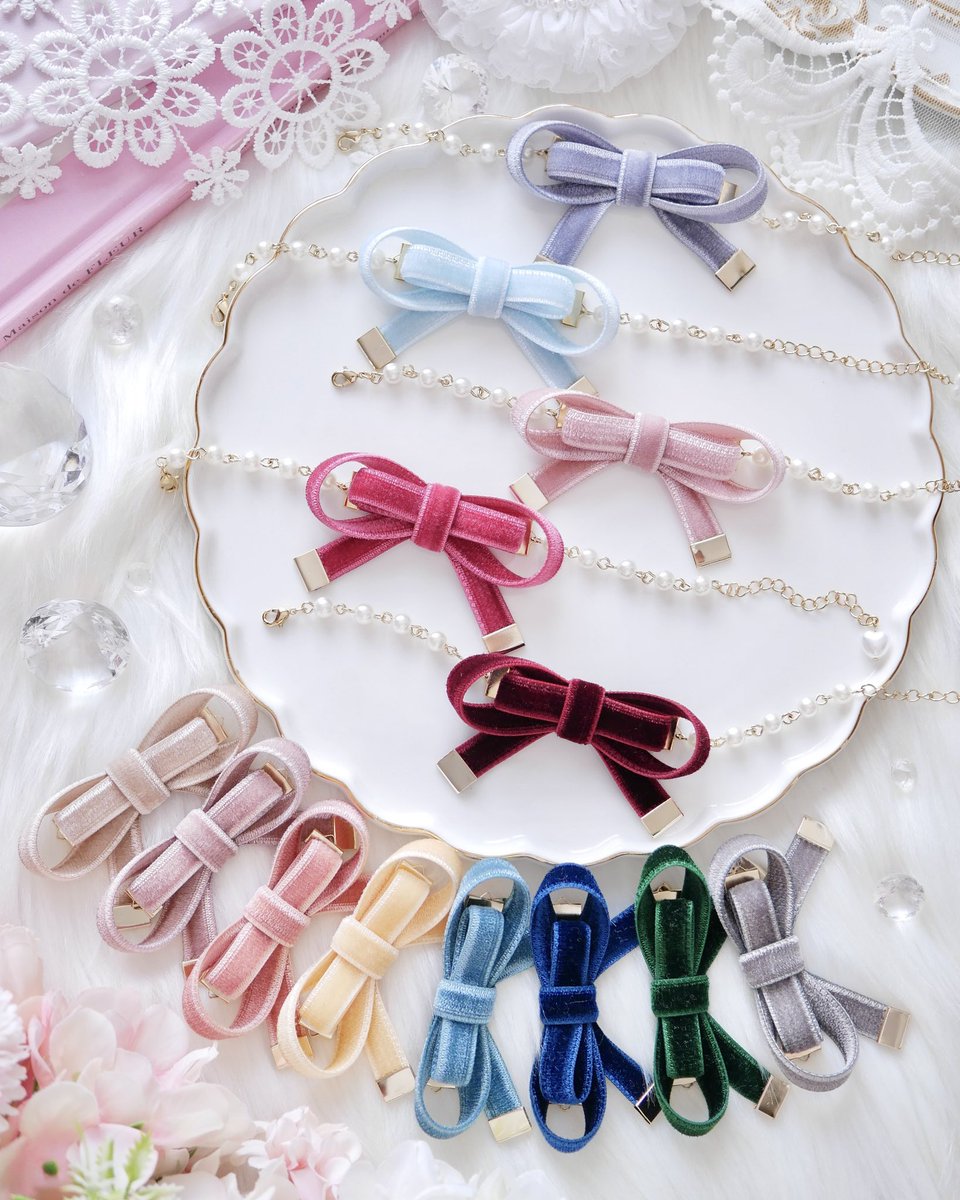amooo_made's tweet photo. このあと新作発売🧸🤎🎀
待望のA/Wの季節が来ました♡♡
ベルベットリボン、沢山出てますよ〜💁‍♀️💓 https://t.co/CRNJA5tfaY