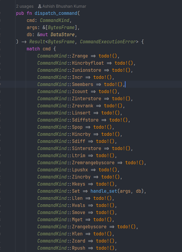codewithashish's tweet image. Should i make a macro to generate this at compile time , or leave it as it is there would be roughly 100-150 commands and more if extended later on.
Hmmmmm
