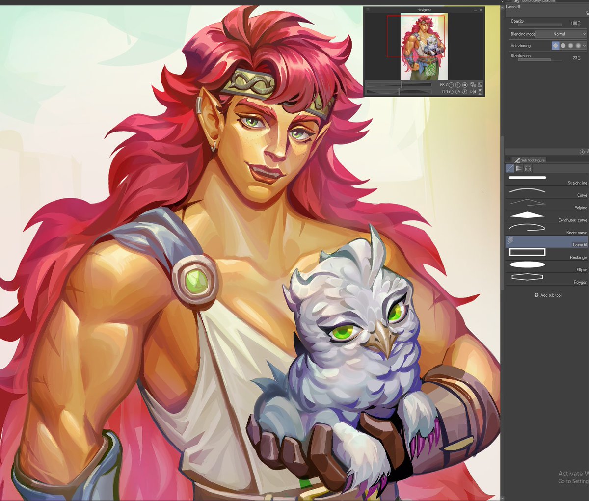 GAOZart's tweet image. i got excuse to draw personal work during my sick days, been watching too much Nat Geo Animals kind of inspired to make this. maybe Best Master(?) i wanted that cub to be really smug in this portrait xD
Lasso paint
#dnd