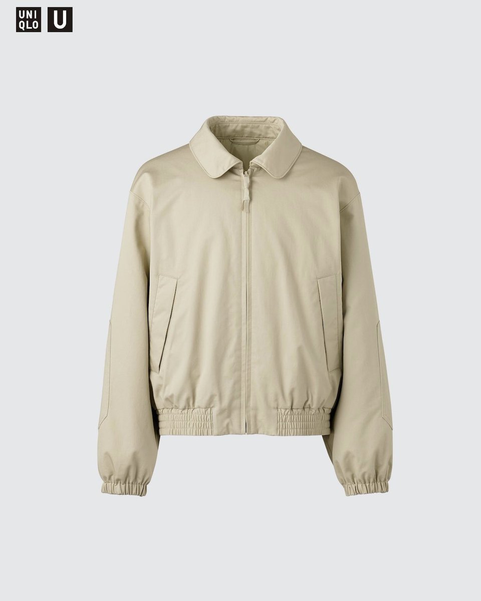 UNIQLO U パフテックショートブルゾン オリーブ M オリーブ パンツ