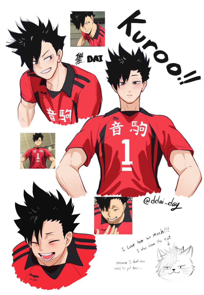 ddai_day's tweet photo. HERE’S MY MAN!!! KUROO! ❤️‍🔥
I love him so muchhhhhhh!!!!! Did I do him justice? 🥹
#kuroo #haikyuu #haikyuufanart #fanart #ハイキュー https://t.co/7PWyYWMcPH