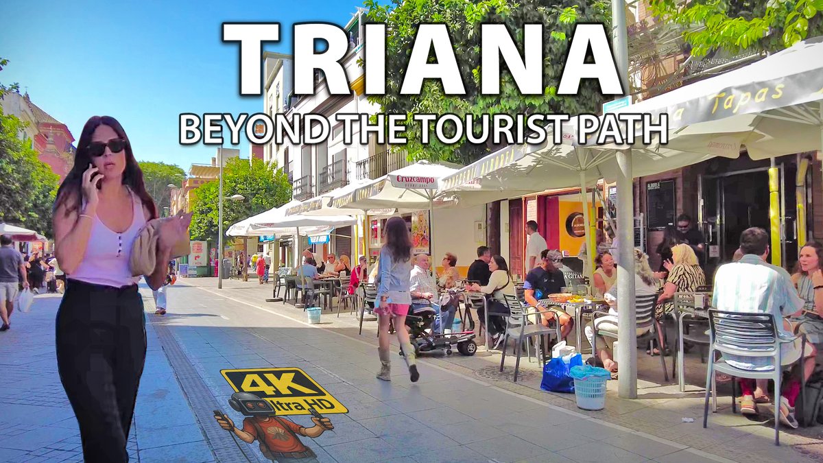 TeleportWalkers's tweet photo. Seville's Most COLORFUL Neighborhood (Triana 4K Walking Tour) | Virtual Tour Spain
Full 57 minutes video at https://t.co/ZLEquvlY94
 #4kwalk #travel #virtualtour #citytour #tour #sevilla #seville #spain #Triana https://t.co/BfTTsNRMge