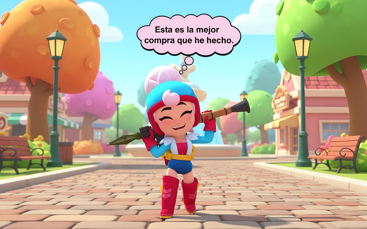 xEmilionx's tweet image. Un día cualquiera, Janet rebuscó entre los estantes de la tienda de regalos, pasando por tazas y llaveros, hasta que sus ojos se iluminaron al encontrar el lanzacohetes que buscaba. 🤩🚀

#IA #BrawlStars #BrawlStarsJanet #JanetBrawlStars #BrawlStarsEdgar #BrawlStarsColette #Cómic