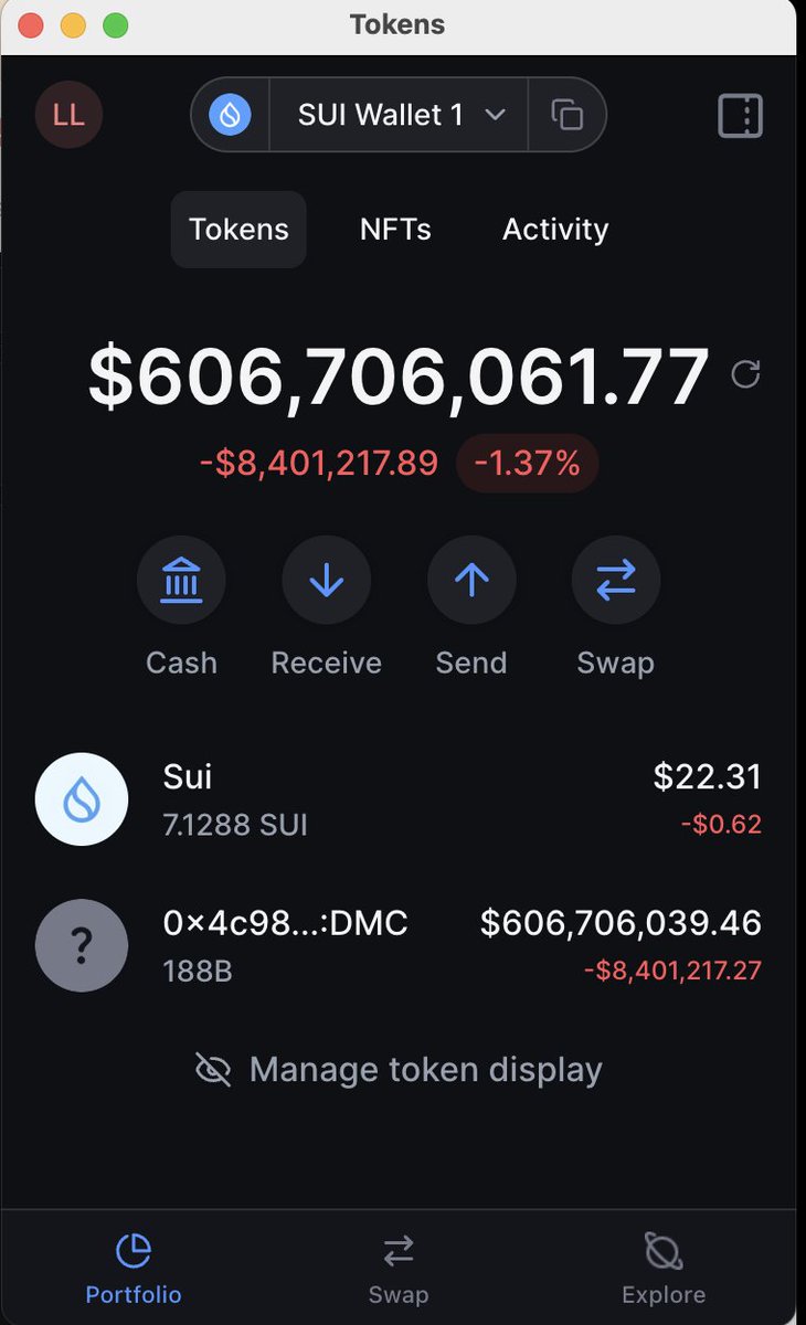 Don't Interact with Tokens Showing You're a Millionaire. 

Don't Interact with ANY Tokens Showing You've Been Gifted Crypto.