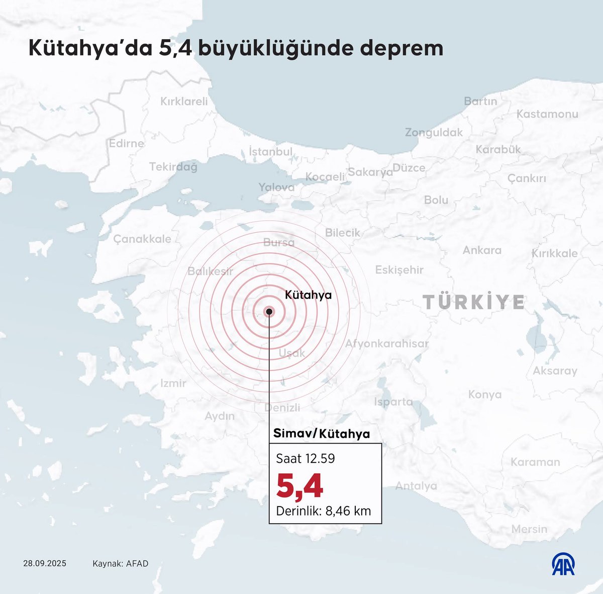 Simav ilçemizde meydana gelen 5,4 büyüklüğündeki depremden etkilenen tüm hemşehrilerimize geçmiş olsun.

Mevlam beterinden korusun.

#GeçmişOlsun 
#Deprem