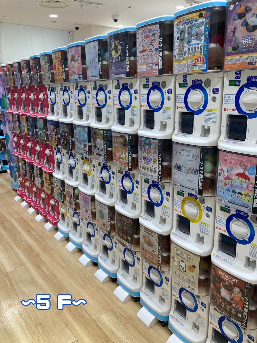 opa_pla's tweet photo. 🎉【オープンまであと3日】🎉

話題のカプセルトイが続々入荷中！

1F: 人気なカプセルトイが勢ぞろい✨
5F: シープラ限定商品やアニメ系アイテム多数🪐

当日はぜひ両フロアチェックしてください👀🩷

#シープラ #カプセルトイ #聖蹟桜ヶ丘 https://t.co/iVUqZzzIBA