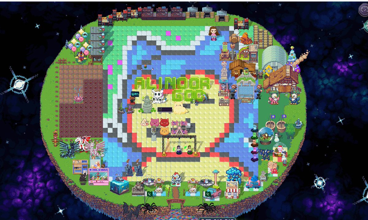 AlinoorGoc's tweet image. Before After Of my @pixels_online  Land Open Now For Public

#PIXELS #Pixels #Pixelcreator $PIXELS