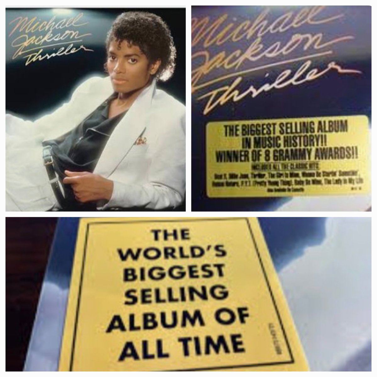 To achieve #MichaelJackson level of greatness, you have to…

Sell like Thriller — 1M every week for a year..
Move 7M first week like Bad
5M like Dangerous
3M like Invincible &amp; Michael

Thriller was real-time history, built on physical sales alone 👑