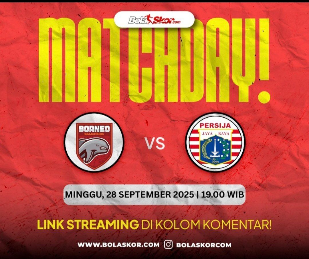 bolaskorcom's tweet photo. Borneo FC bakal uji mental Persija di kandang sendiri. Siapa yang pulang dengan poin penuh?
Link live streaming ada di kolom komentar!
#bolaskorcom #borneofc #persija #superleague #linkstreaming #livestreaming https://t.co/F6SBIL5AAn
