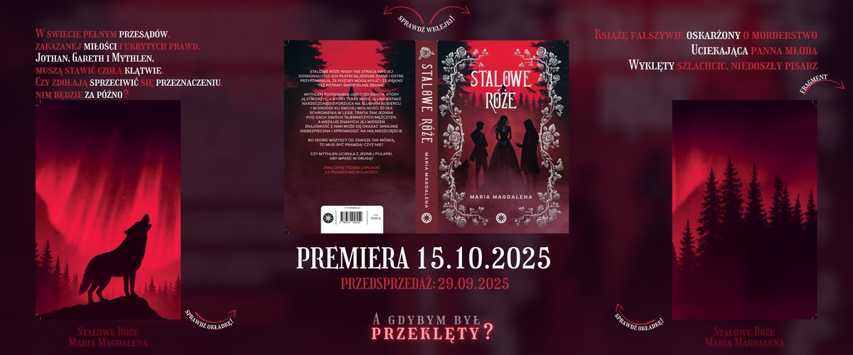 themaria_author's tweet image. przedsprzedaż już jutro!
nadchodzi era Jothana, Mythlen i Garetha 🥀
#twitteroweksiążkary 
#staloweróże