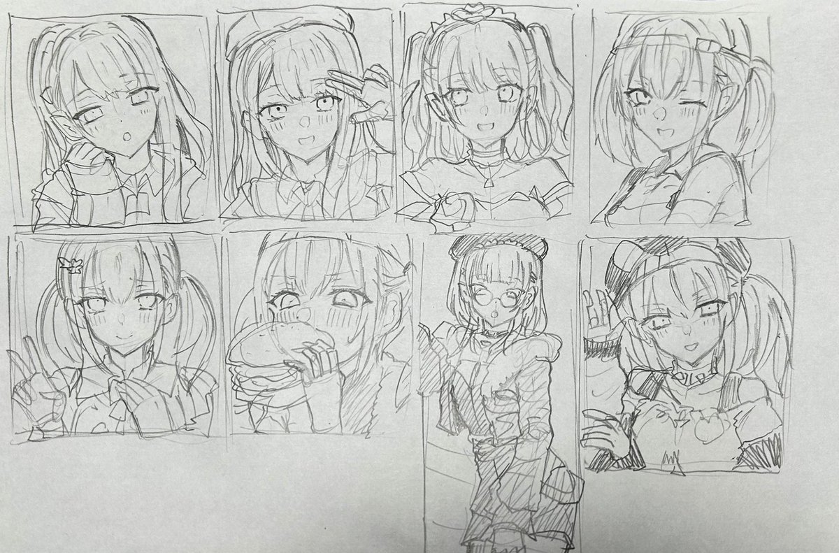 顔の練習をシコシコやってる
模写です 