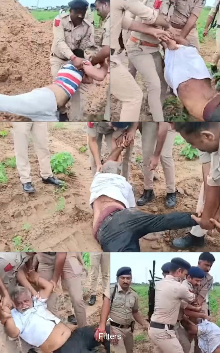 kanjimata95's tweet photo. 30 દિવસથી પોતાના હક્ક માટે અદાણી કંપની વિરુદ્ધ શાંતિથી બેઠેલા કચ્છ ભારતીય કિસાન સંઘ ના ખેડૂત ભાઈઓ અને મ��િલાઓ પર અત્યાચાર,  બળજબરી અને આતંકવાદી જેવો વ્યવહાર @narendramodi @AmitShah @CMOGuj @sanghaviharsh @dgpgujarat @gautam_adani @AdaniPriti @AdaniOnline @AdaniEnergySol https://t.co/YVbOUcTZDL