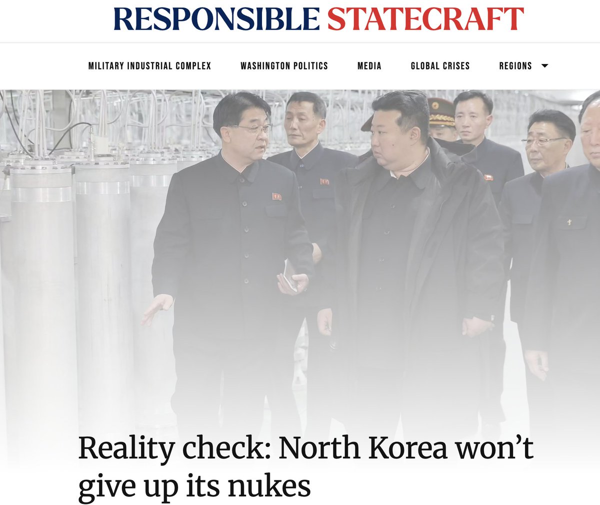 Kim Jong Un makes it clear to UN: you won't touch my nukes.  NEW <a href="/jyjamespark/">James Park</a> <a href="/QuincyInst/">Quincy Institute</a>