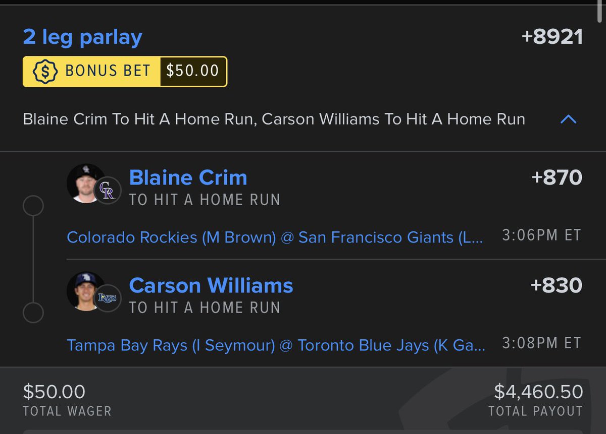 WetNoodlePicks's tweet image. Maybe our issue on these bonus bets is we’re getting away from our bread and butter.  This is better on MGM but I don’t have a gazillion bonus bets there