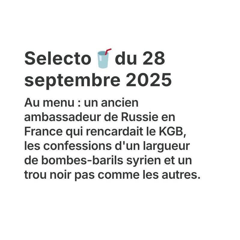 C’est en ligne !! Comme chaque dimanche, une sélection d’articles, un podcast et pleins d’idées de sujets (cette semaine : petit focus italien)🔥 Vous pouvez partager autour de vous pour qu’on puisse grandir doucement… Prochain objectif : 300 abonnés open.substack.com/pub/selectonew…