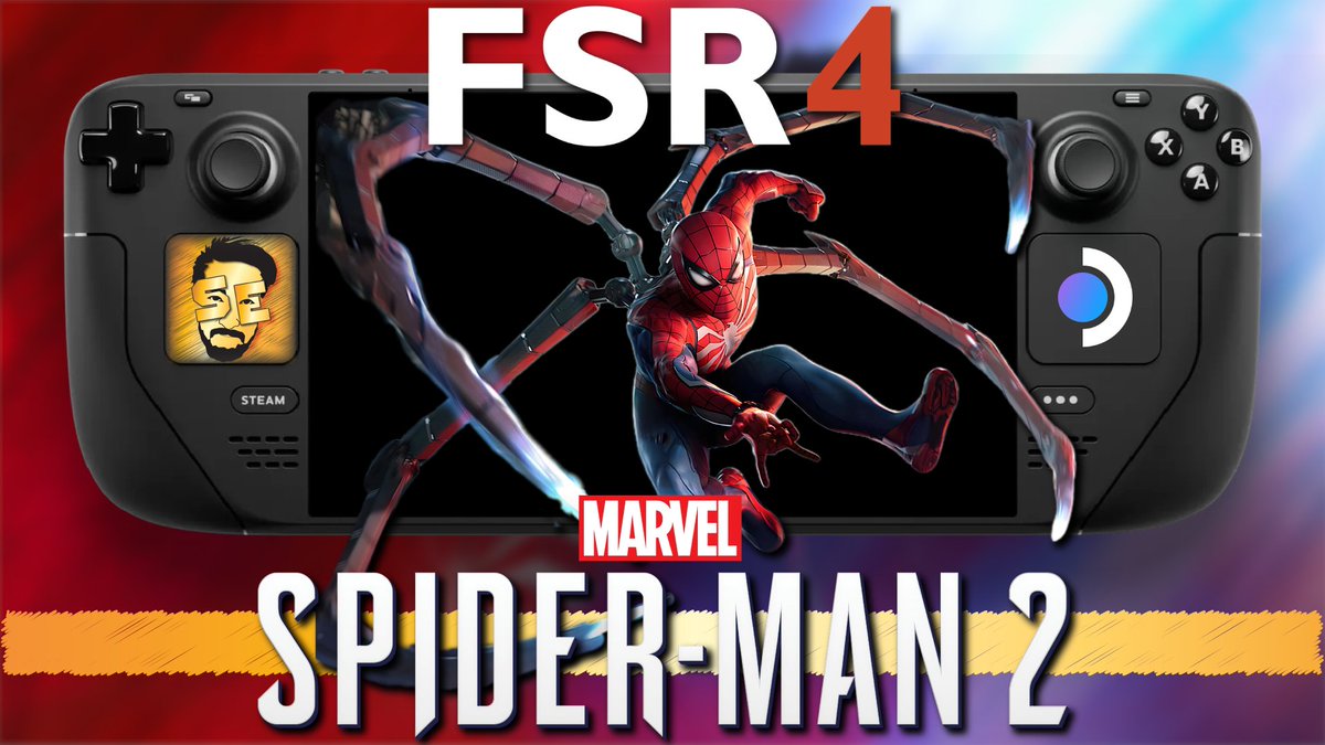 Solid_Esh's tweet photo. Marvel's Spider-Man 2 FSR 4 on Steam Deck | Settings &amp; Optimization Guide 

✅https://t.co/GHEglv7ezO

#SpiderMan2PC #SpiderMan2PS5 #steamdeck https://t.co/i4vcmrUxDq