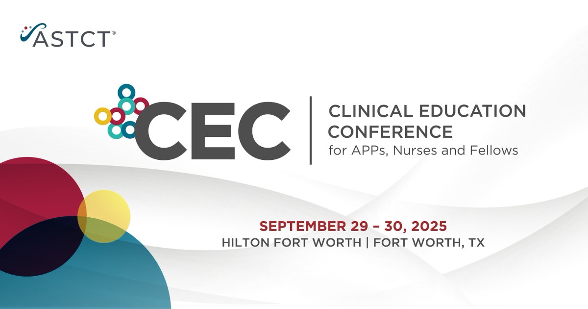 Safe travels to all attending the <a href="/ASTCT/">ASTCT</a> Clinical Education Conference in Fort Worth. We look forward to engaging discussions and valuable connections. Check back for updates on UT Southwestern speakers you won’t want to miss! #CEC25