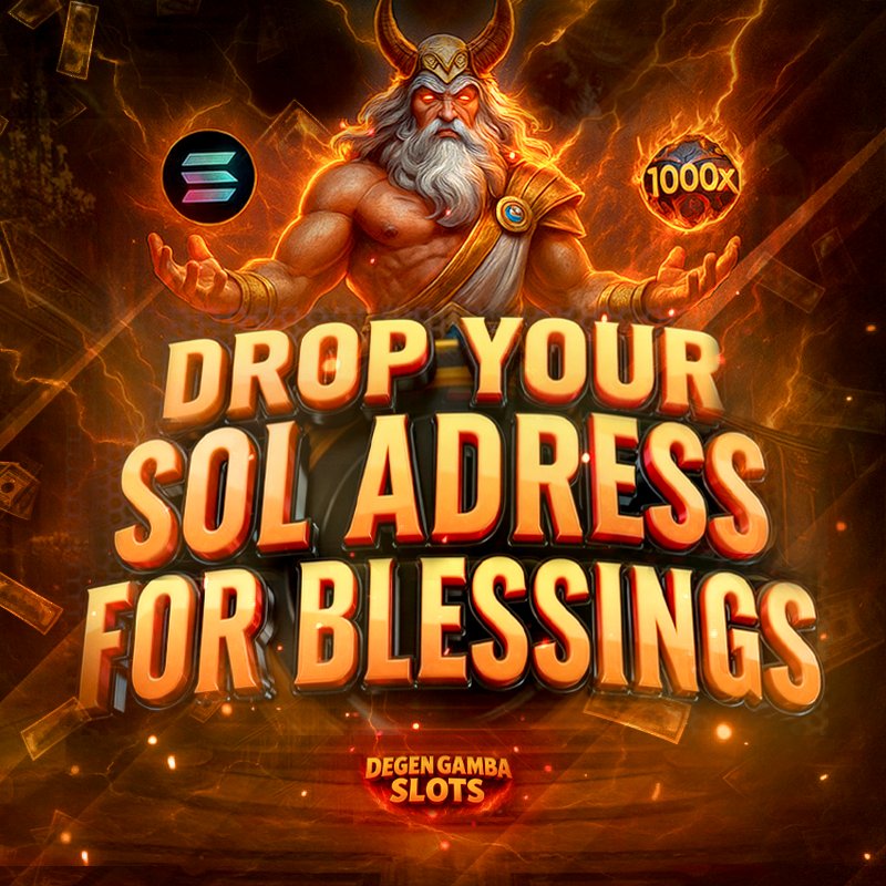 Feeling generous right now.

• Drop your SOL address
• Tag your friends in the comments
• RT + LIKE this post
• Follow with notifications on &amp; drop proof

Blessing a lot of legends who follow the steps. 🚀