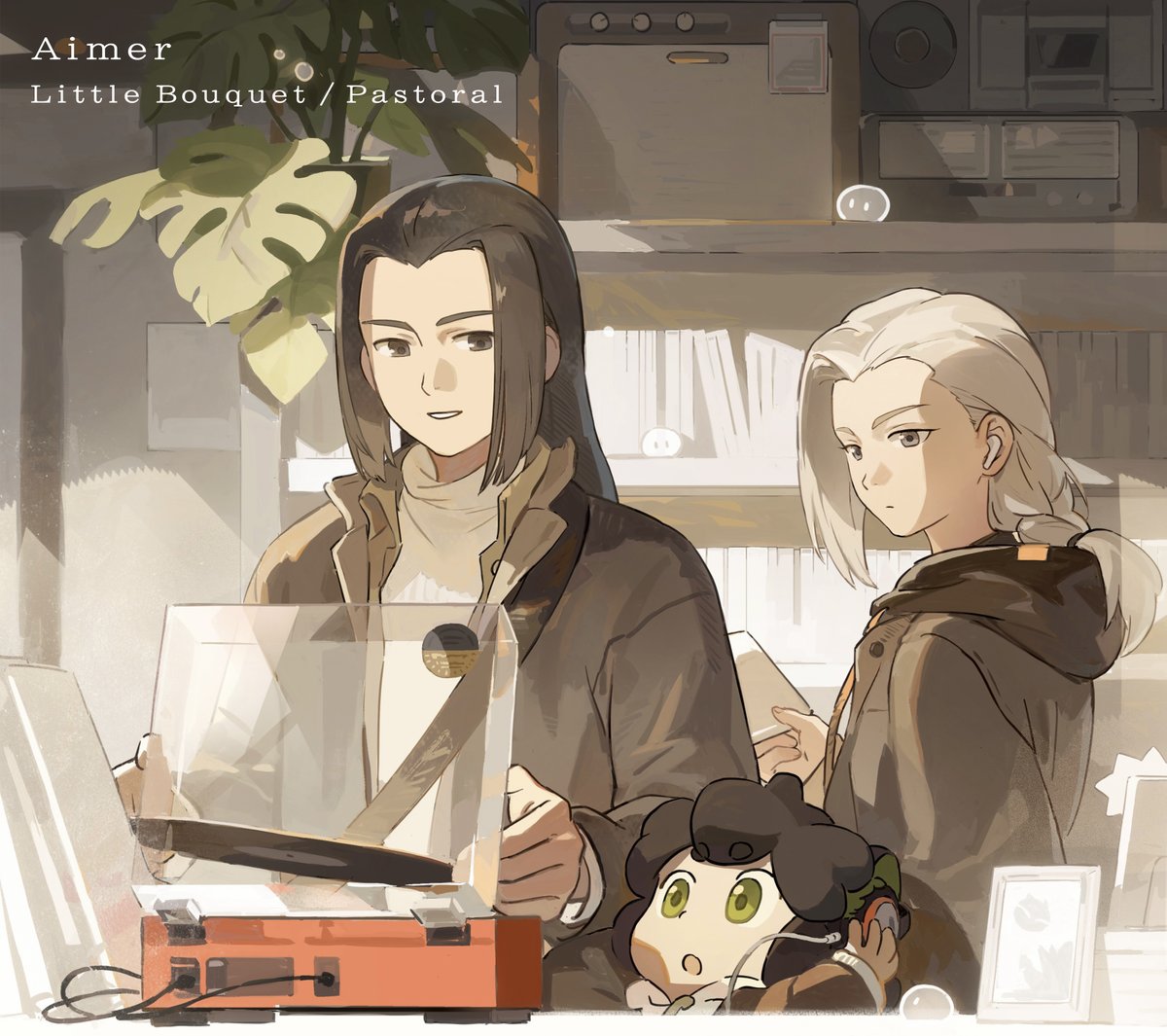 Cover illustration for "The Legend of Hei 2" japanese theme song "Little Bouquet / Pastoral" sung by Aimer.