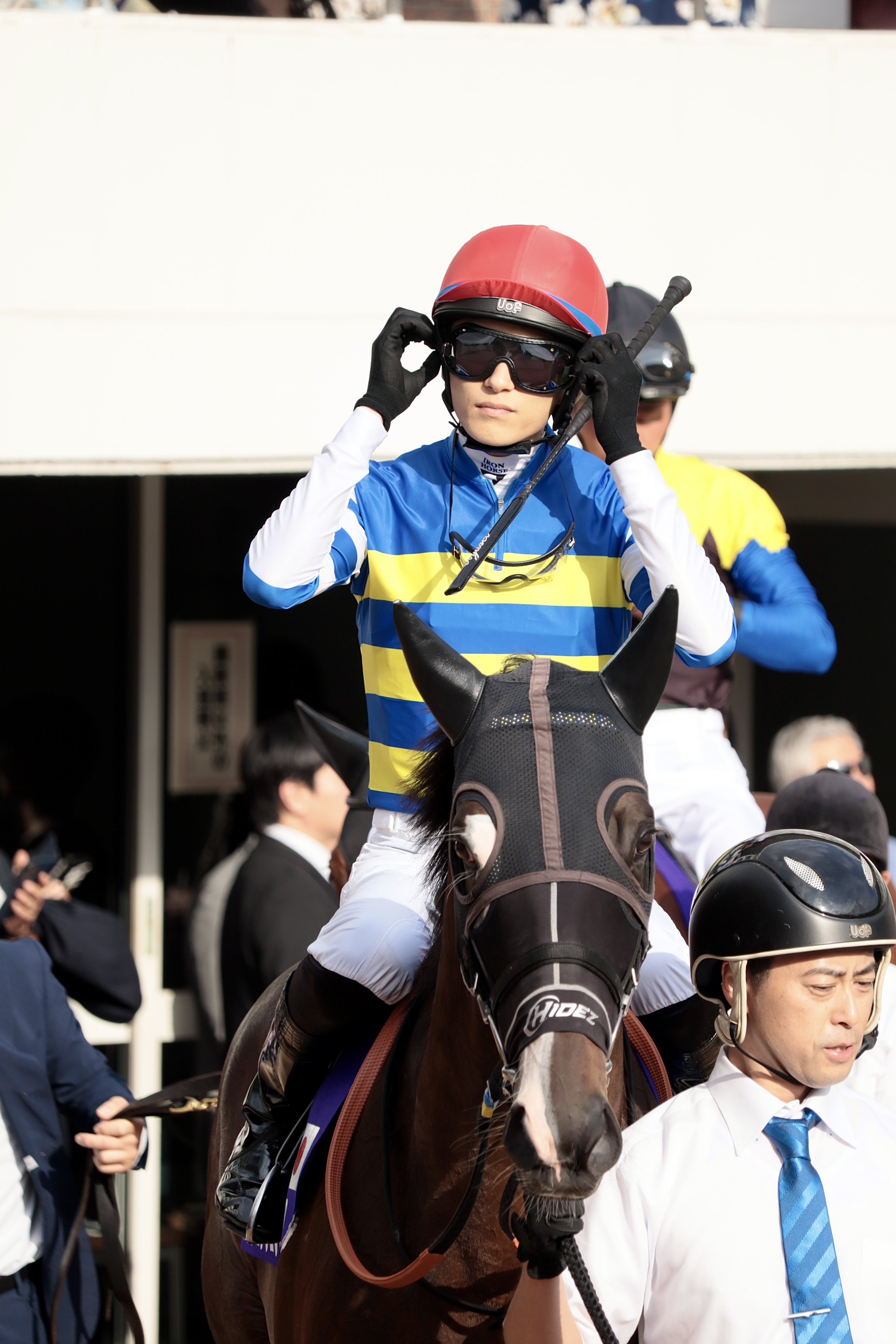 【値下げ】競馬　JRA 騎手　調教師　坂井瑠星　矢作芳人　騎手サイン色紙 値下げ】競馬 JRA 騎手 調教師 坂井瑠星 矢作芳人 騎手サイン