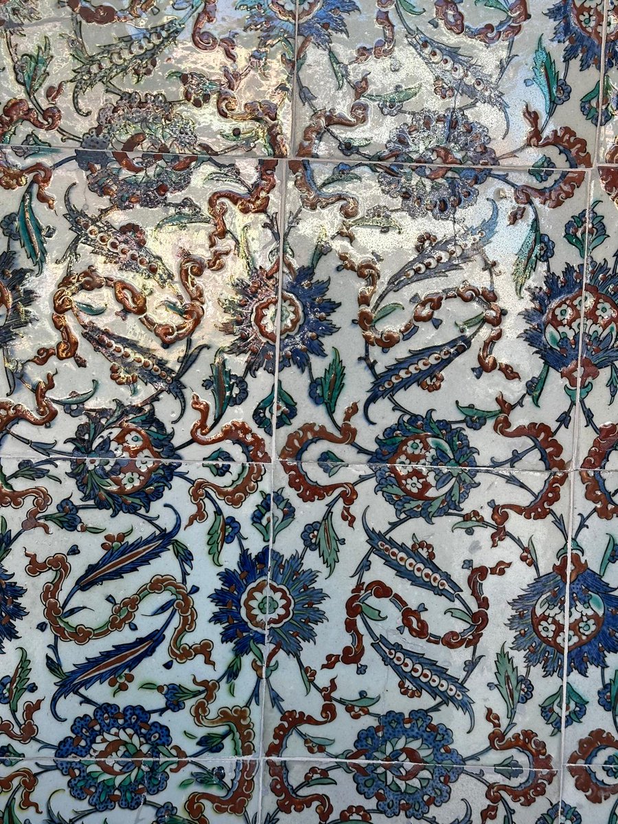 Turkish Tiles in Topkapı Palace ✨️