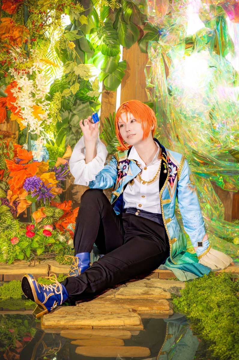 Cosplay(ｺｽﾌﾟﾚ)/enst!! 月永レオ💎👑
#0628煌めくルミクラ併せ
.
.
,
                     ───  君と集めた宝石で ✨︎✦︎
.
.
.
📷▹▸ラプターさん