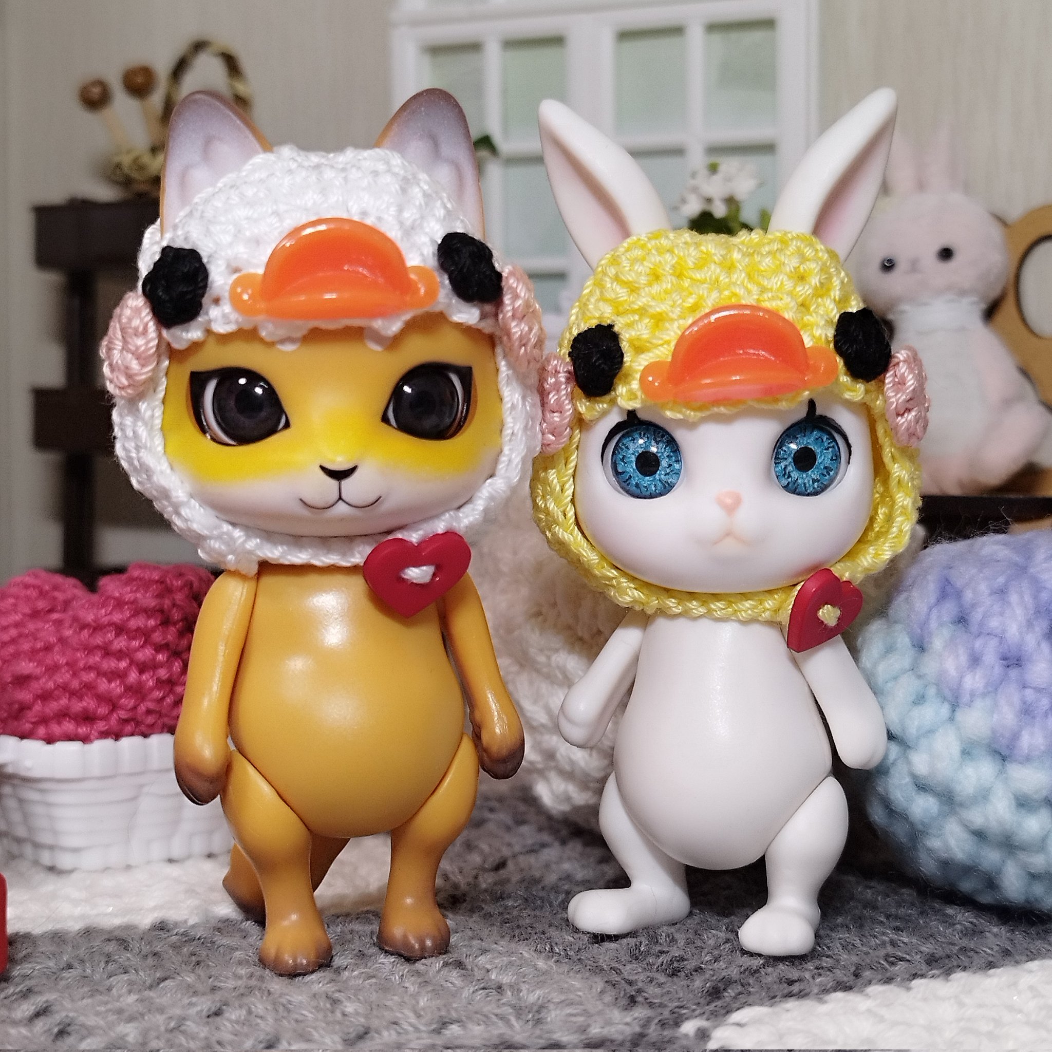 976 カプセルドール 猫 狐 うさぎ 15種フルコンプ③ knicco on X