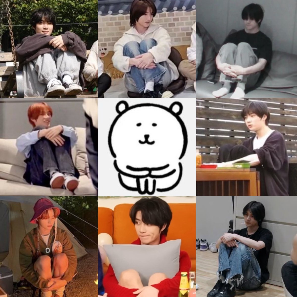 beomgyu who always sits cutely
