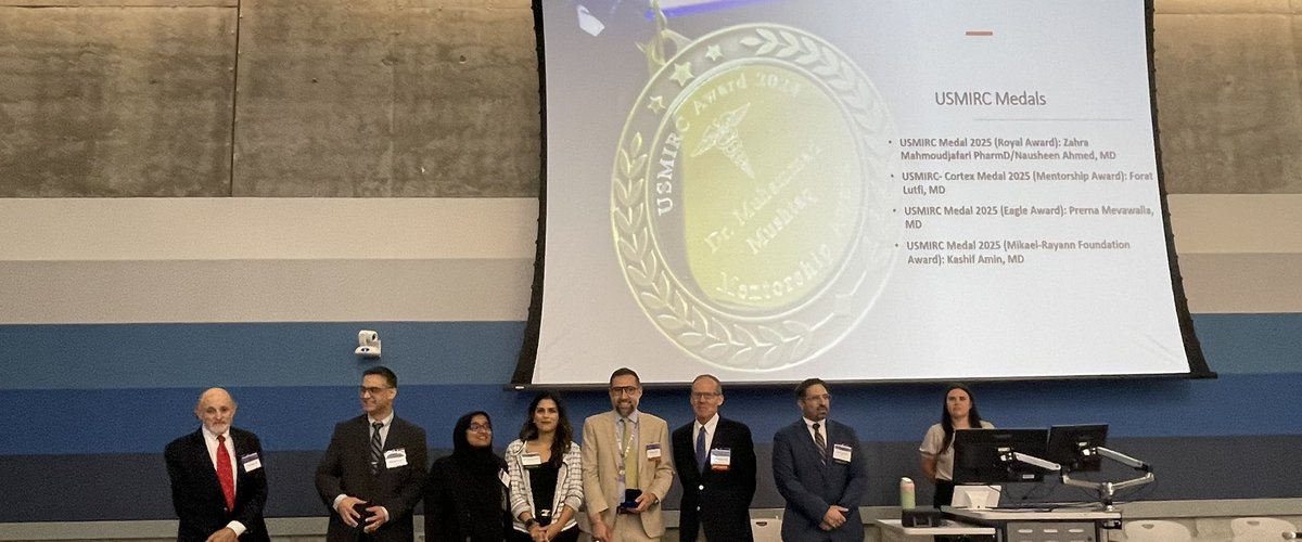 2/USMIRC- Cortex Medal 2025 (Mentorship Award): Forat Lutfi, MD

#ICE_T #mmsm #MedEd #myeloma #MedTwitter #USMIRC <a href="/USMIRCNEWS/">USMIRC News</a> <a href="/OncoAlert/">OncoAlert</a> #سرطان_الدم #المايلوما <a href="/CancerNetwrk/">CancerNetwork®</a> @kucancercenter <a href="/Cortex_Innov/">Cortex Innovation</a>