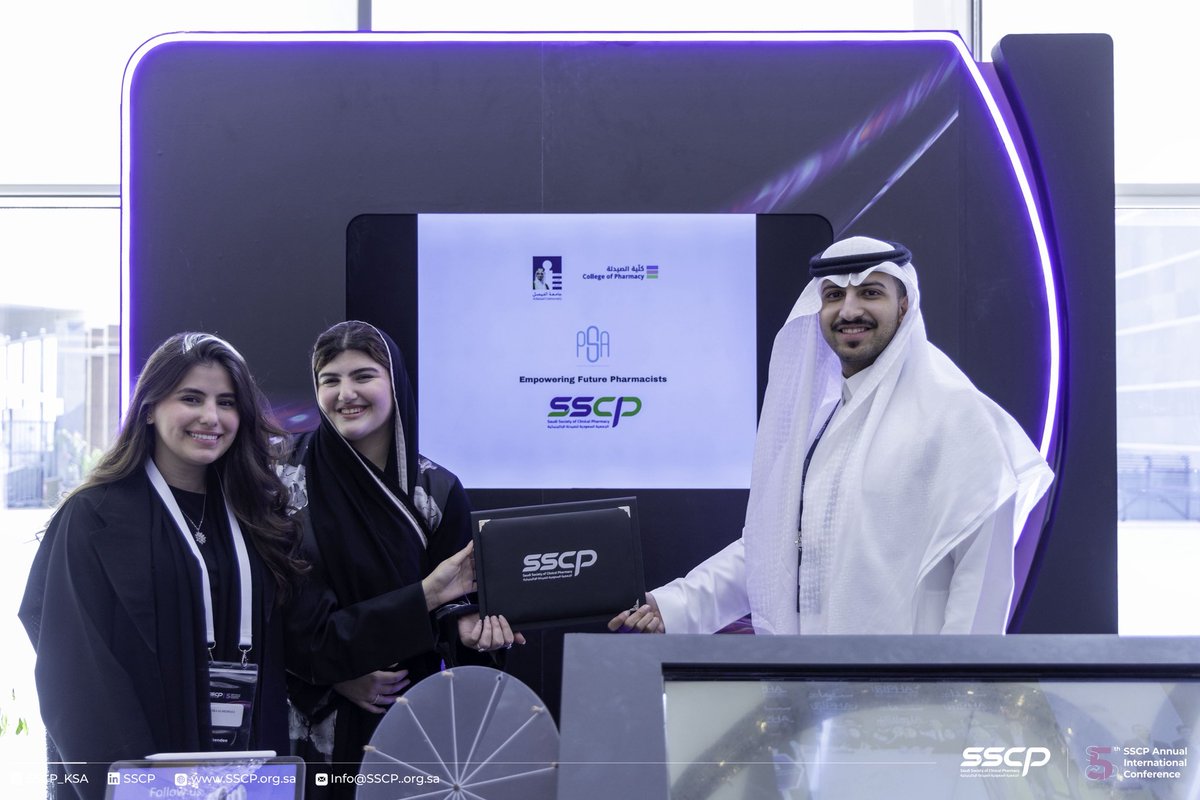 We extended our sincere appreciation to Alfaisal University Pharmacy Student Council for being a part of #SSCP25