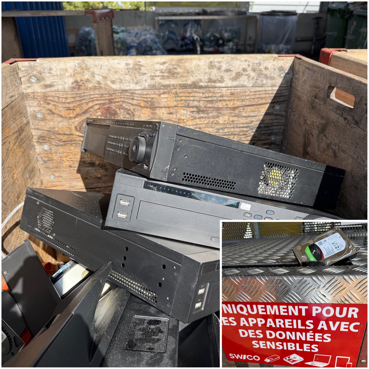 techsecurite's tweet image. ♻️ Moderniser nos installations, c&apos;est aussi recycler de manière responsable !

#RecyclageResponsable #GestionDesDéchets #Maintenance #Sécurité #Vidéosurveillance #TransitionNumérique #Upgrade