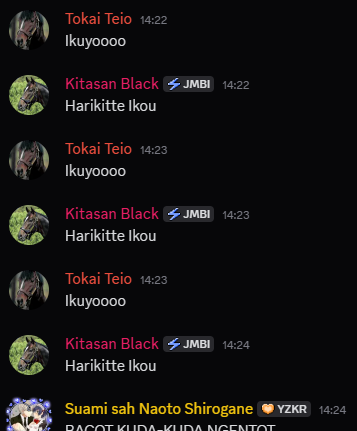 Suatu hari, di sebuah server