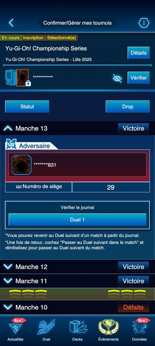 Round 13 je joue vs yummy je win 2/1 grace au grand dyna